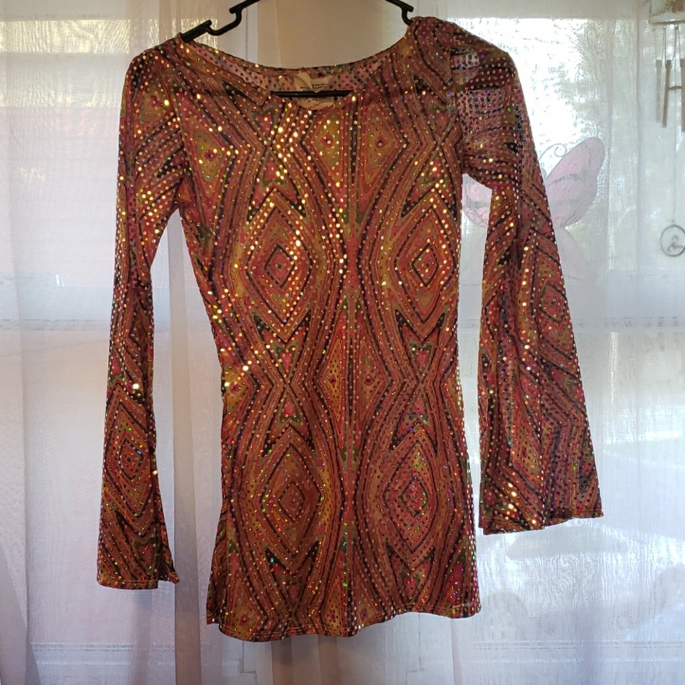 Kids size L hippie Halloween dress